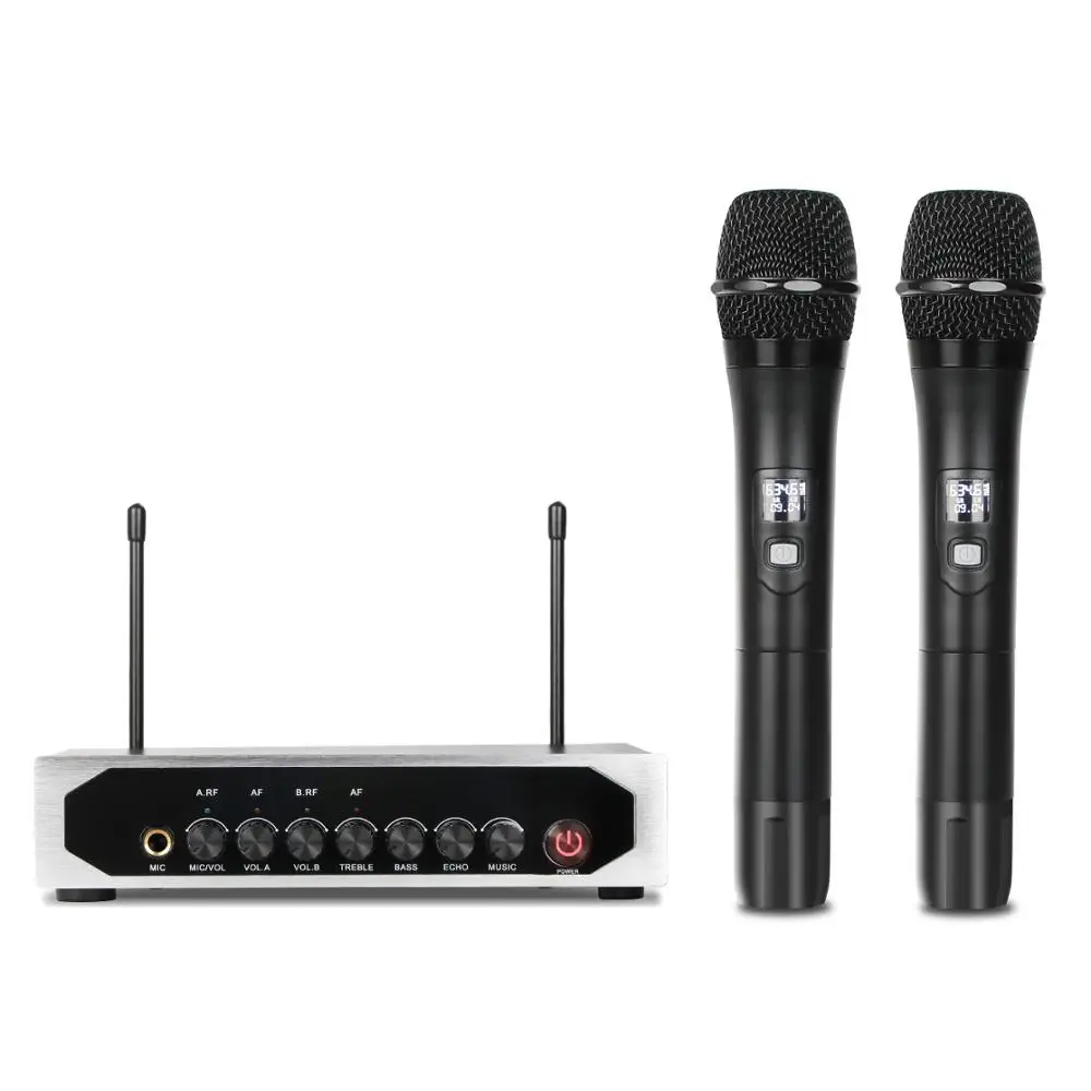 

AOSHEN RB-308 Innovative Karaoke BT Wireless Microphone With Bass Treble Echo