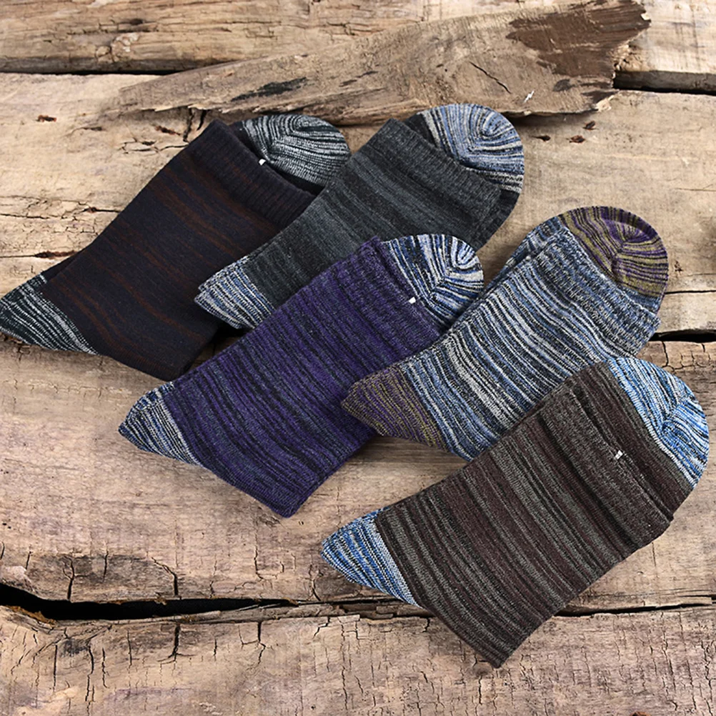 

2 Pairs Mens Socks Multi Performance Leisure Stockings Sports Socks for Climbing Ski Hiking Outdoor Work Running