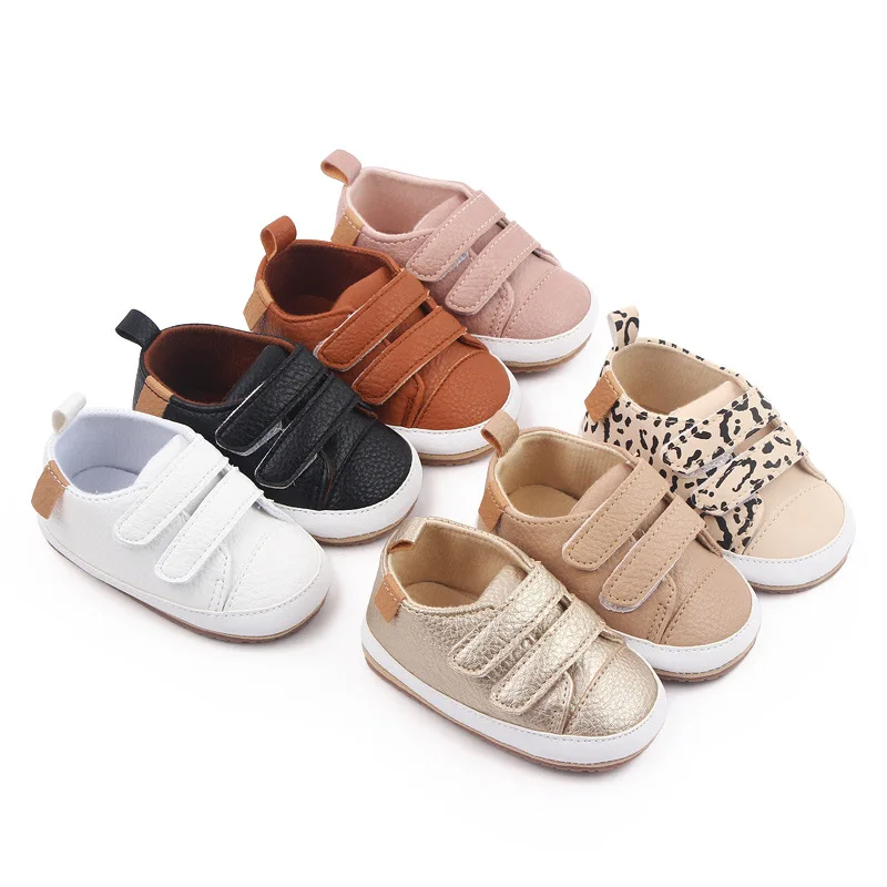 Brand New Toddler Baby Girls Shoes PU Leather Shoes Soft Sole Crib Shoes Spring Autumn First Walkers