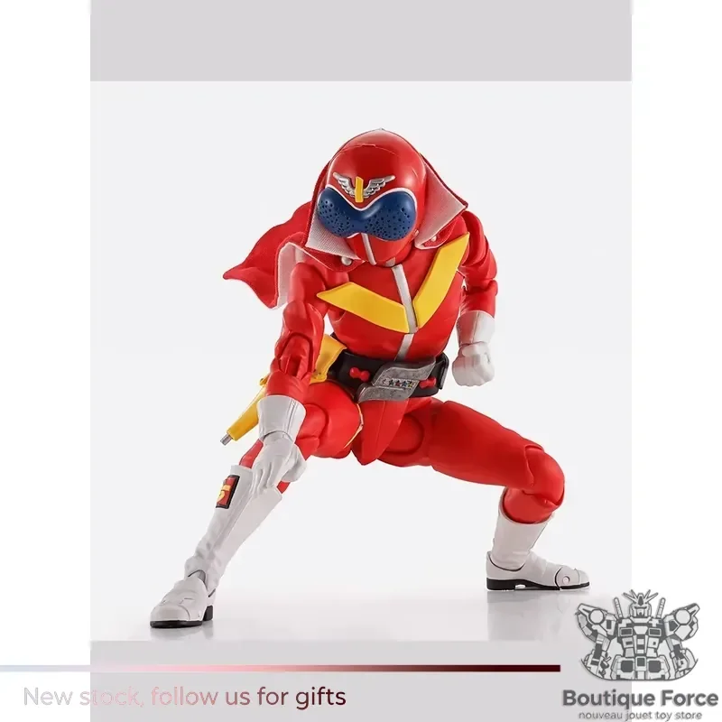 Фото Коллекционная фигурка Bandai SHF True Bone Sculpture Akaranger: Аниме-модель Himitsu Sentai Gorenger для мальчиков №4