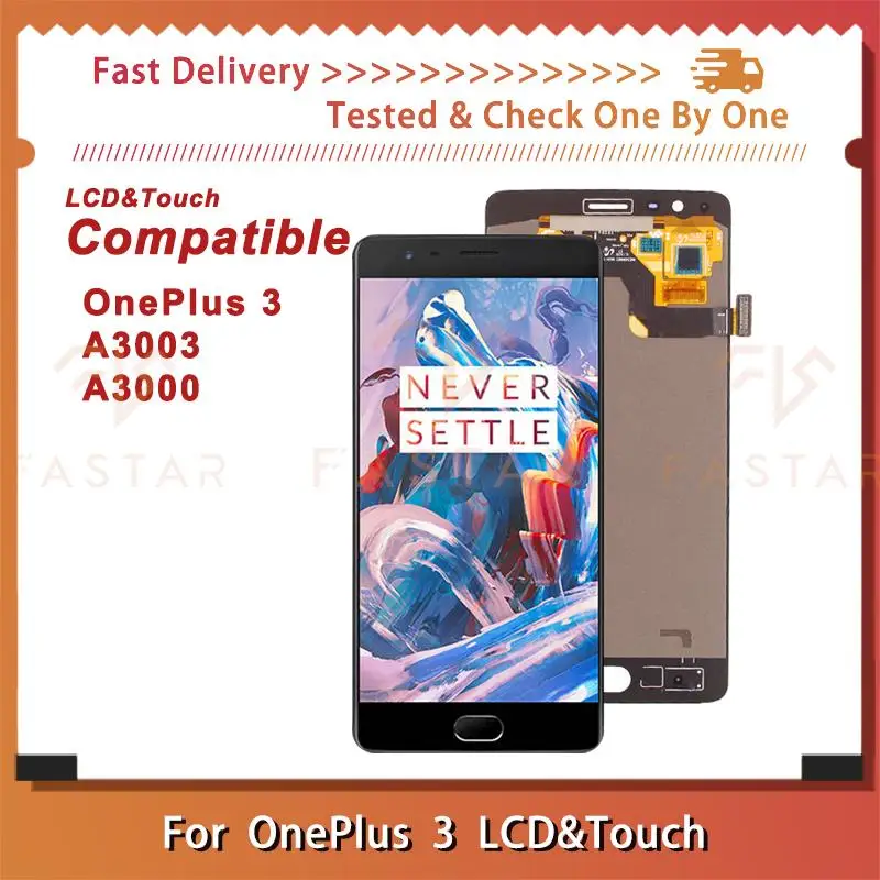 ЖК-дисплей 5,5 дюймов OLED для OnePlus 3 A3003 A3000, сенсорный дигитайзер в сборе, сменный экран телефона 1 + 3 OnePlus3 LCD ЖК-дисплей 5,5 дюймов OLED для OnePlus 3 A3003 A3000, сенсорный дигитайзер в сборе, сменный экран телефона 1 + 3 OnePlus3 LCD