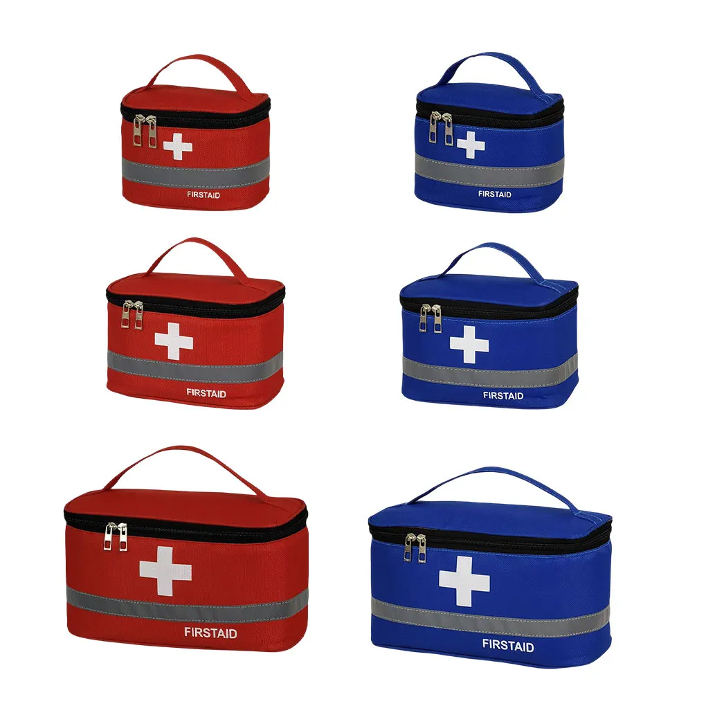 

First Aid Kit Bag Portable Lightweight Waterproof Handle Medicine Bags Medical Box Kitchen Outdoors Emergency Survival
