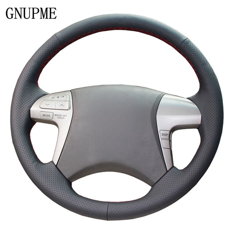 

Искусственная кожа gnuшитые вручную черные фотообои для Toyota Highlander Toyota Camry 2007-2011