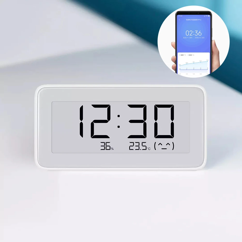 

Per Xiaomi Mijia BT4.0 Wireless Smart Electric Digital clock igrometro interno termometro e-ink strumenti di misurazione della