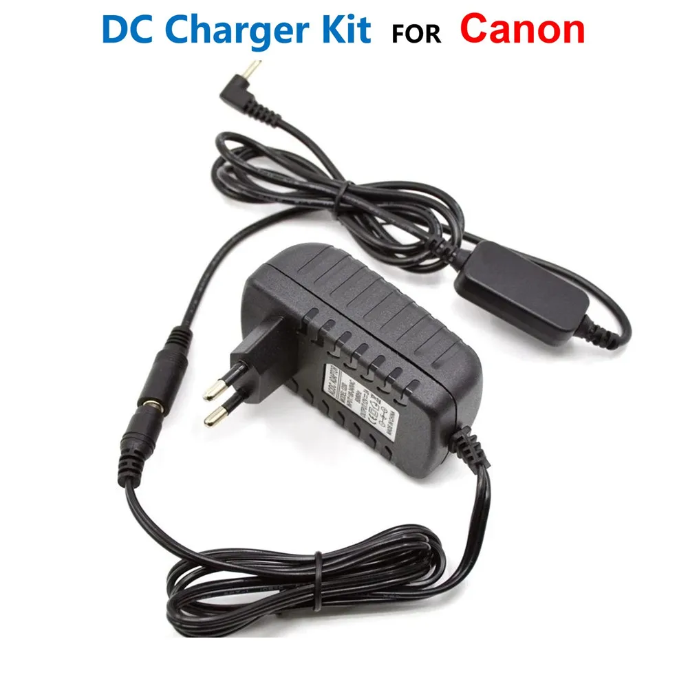 

DC 12V Charger CA-PS700 For Canon Camera DR-E5 DR-E8 DR-E10 DR-E12 DR-E15 DR-E17 DR-50 DR-80 DR-700 DC Coupler
