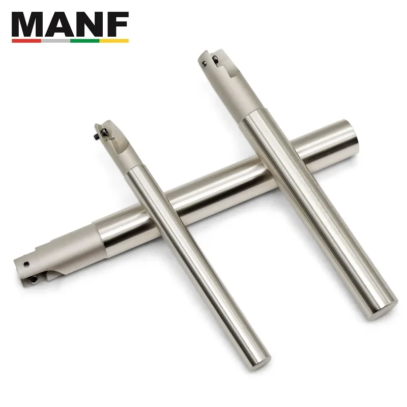 MANF 400R-C25-25-160-2T Инструменты для концевой фрезы Твердосплавная вставка Зажимная фрезерная резка Плече Прецизионные фрезерные инструменты под прямым углом