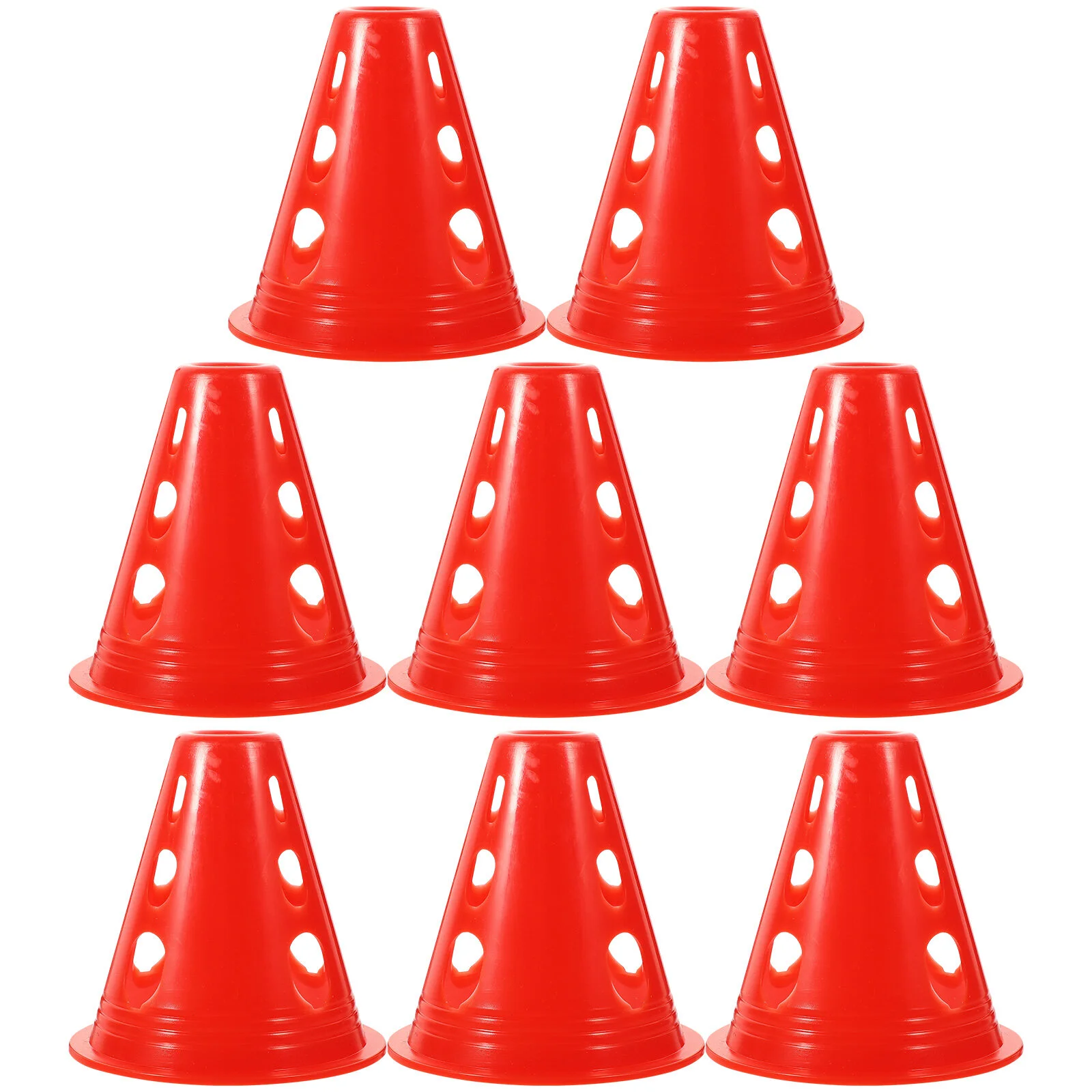 

20 Pcs Mini Soccer Ball Around The Pile Gym Training Cone Cones 8cm Construction Plastic Universal Skating Marker Markers