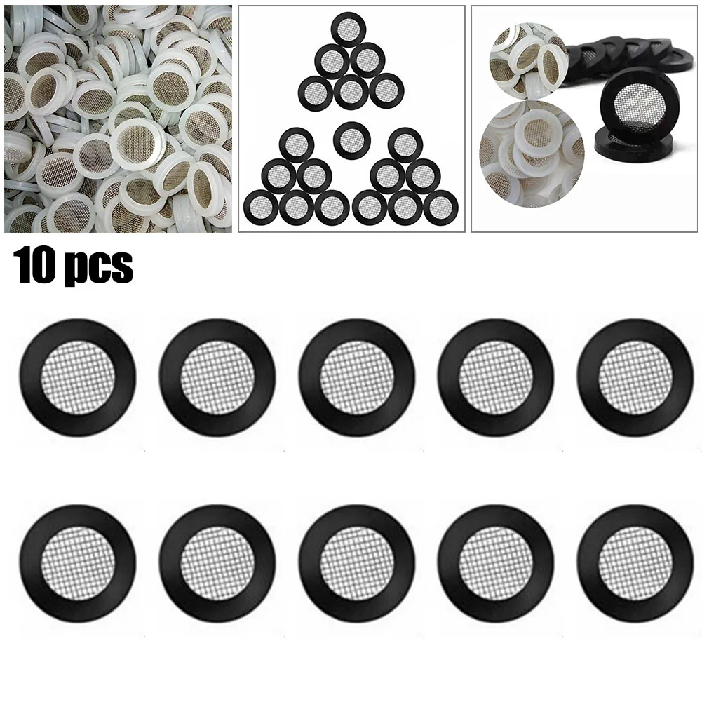 

10pcs Gaskets With Net Seal Rings Washer/Dishwasher/Shower Valve Hose Strainer Gauze Washer 3/4" BSP Mechanical Hardware