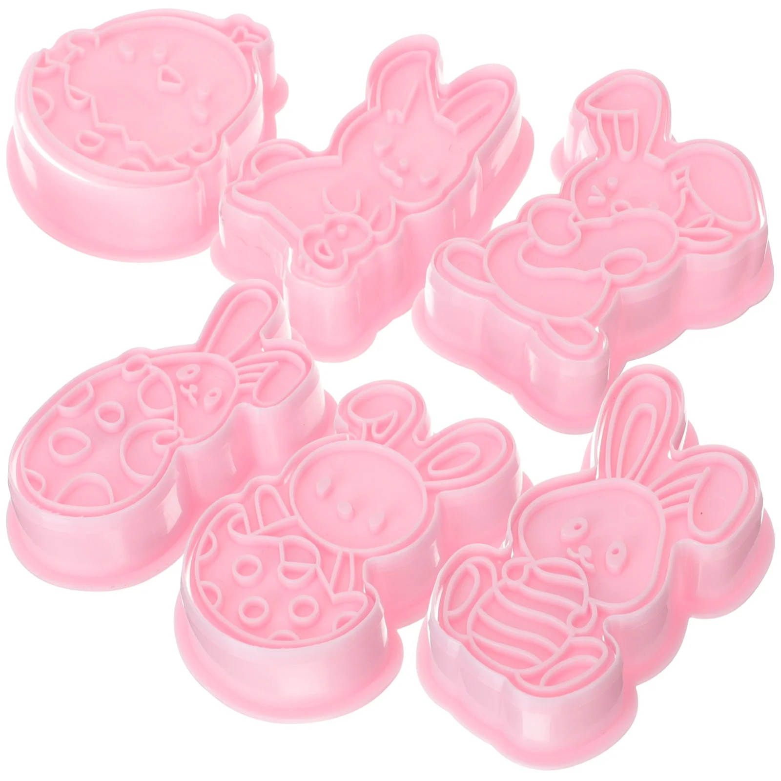 

Baking Molds Eastercookie Diy Cake Silicone Mould Bunny Moulds Stamper Fondant Christmas Tray Tools Biscuit Candy Animal Dessert