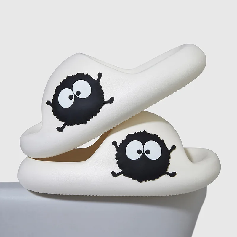 

Slippers Women Summer 2023 New Arrivals Cartoon Print Home Slides Couples Casual Soft Flats Platform Slipper Sandals Beach Shoes
