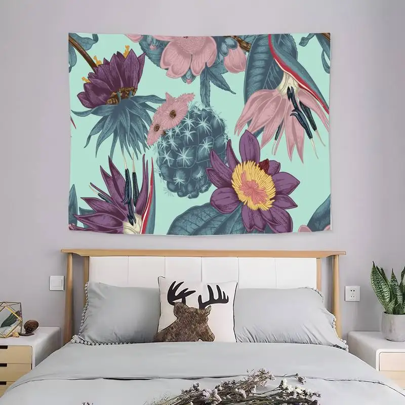 

Window Wall Hanging Decoration Room Tapestry Tie Dye Blanket Home Bedroom Decoration Living Room Print Background Hanging Cloth