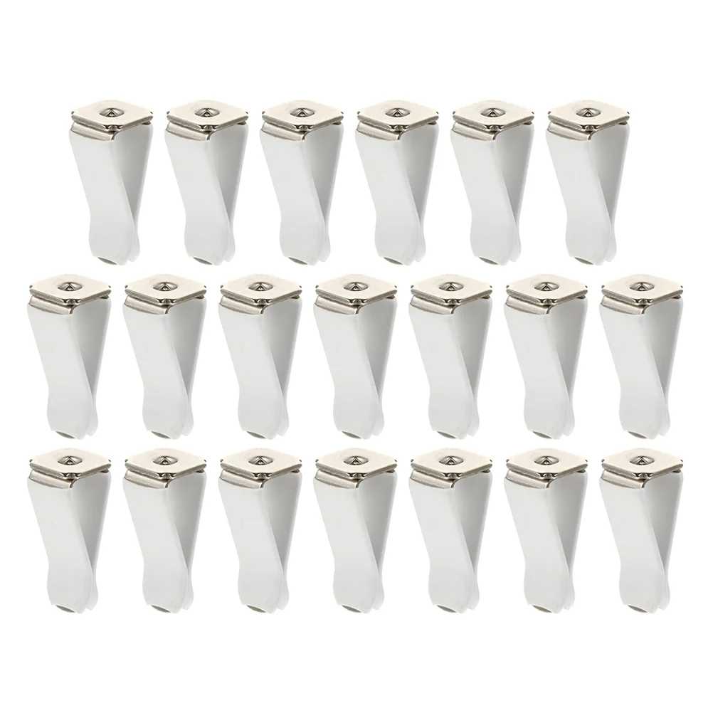 

20 Pcs Air Outlet Clip Vent Fresheners Vehicles Square Head Clips Auto Automatic Diffuser Car Supplies Alloy Man Gypsum