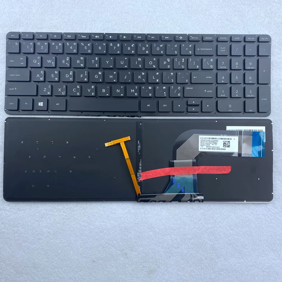 Thailand Backlit Laptop Keyboard For HP 15-P 15-K 15-V 15T-K100 200 15Z-P000 17T-F 17-K 17Z-F 17-F Series Ti Layout