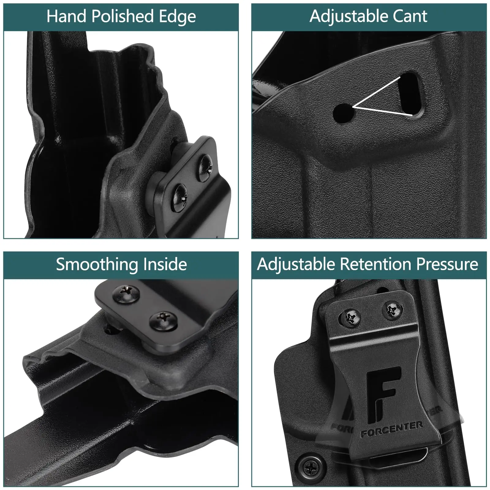 Фото Кобура Springfield xds 9 мм, кобура Forcenter IWB подходит для Springfield XDS MOD.2 9 мм Adj. Не могу сохранение правой руки. Нет износа. №5