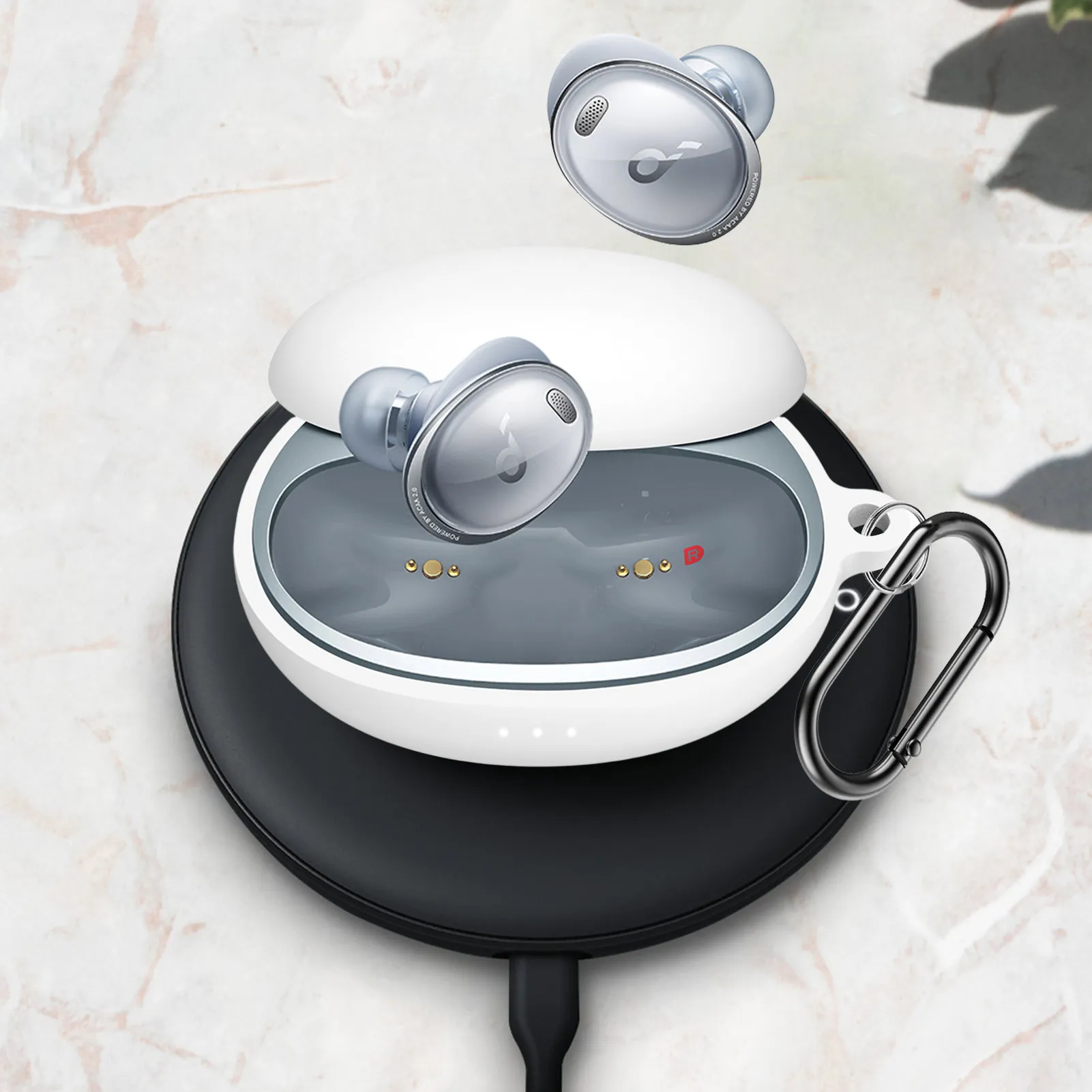 Силиконовый защитный чехол противоударный для гарнитуры Anker Soundcore Liberty 3Pro