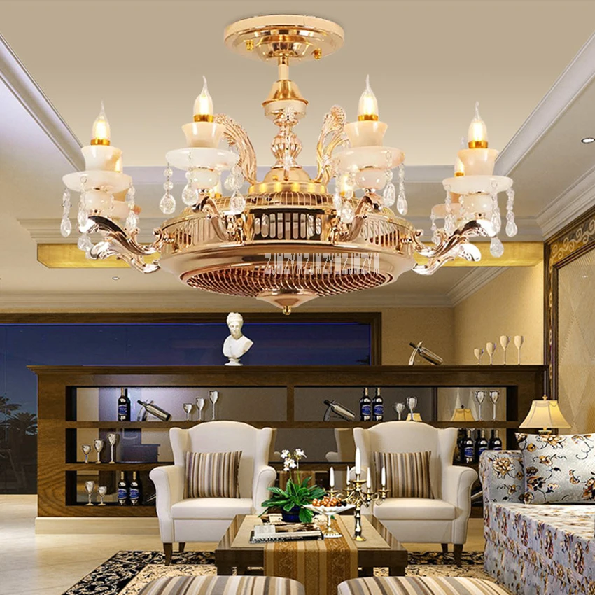 

New Arrival HJ-510 220v 20W Ceiling Fan Living Room Restaurant Study Silent Fan Light With Remote Control