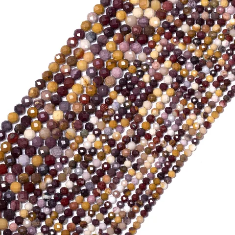 Граненые бусины из мукаита GMB724 2/3/4 мм