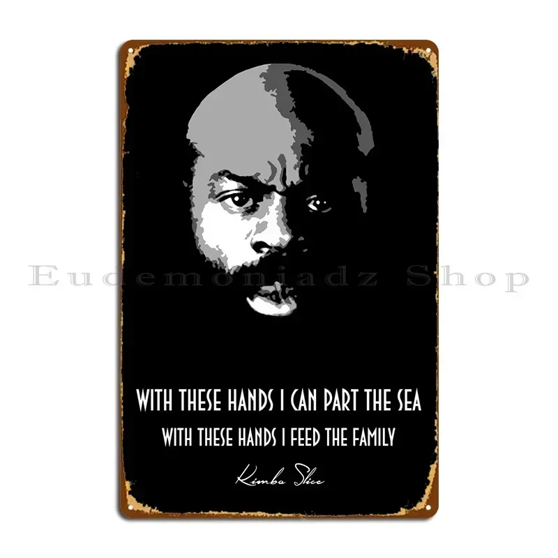 Фото Металлическая табличка Kimbo Slice V2.0: Плакат для кинотеатра, декора стен, клуба или бара