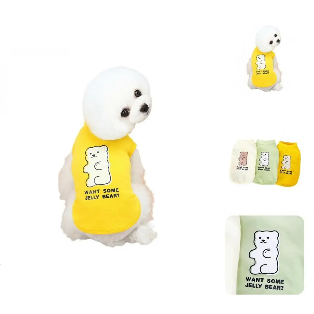 

Puppy Clothes Cute Unisex Outing Cat Dog Streetwear T-shirt Puppy Costume Pet T-shirt Dog Shirt