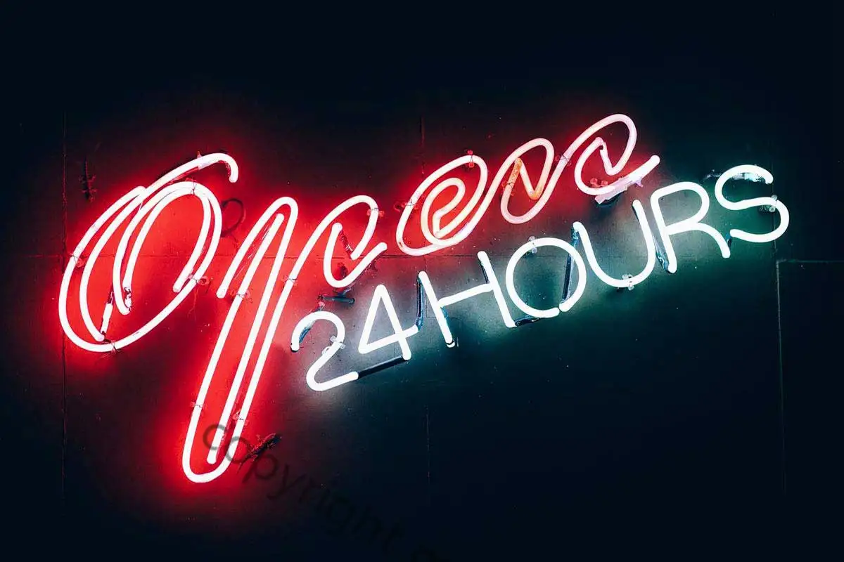 

Неоновая вывеска, открытая 24 часа, жестяные таблички, ретро винтажная металлическая вывеска, неоновая вывеска для мужчин, пещера, паб, дома, ...