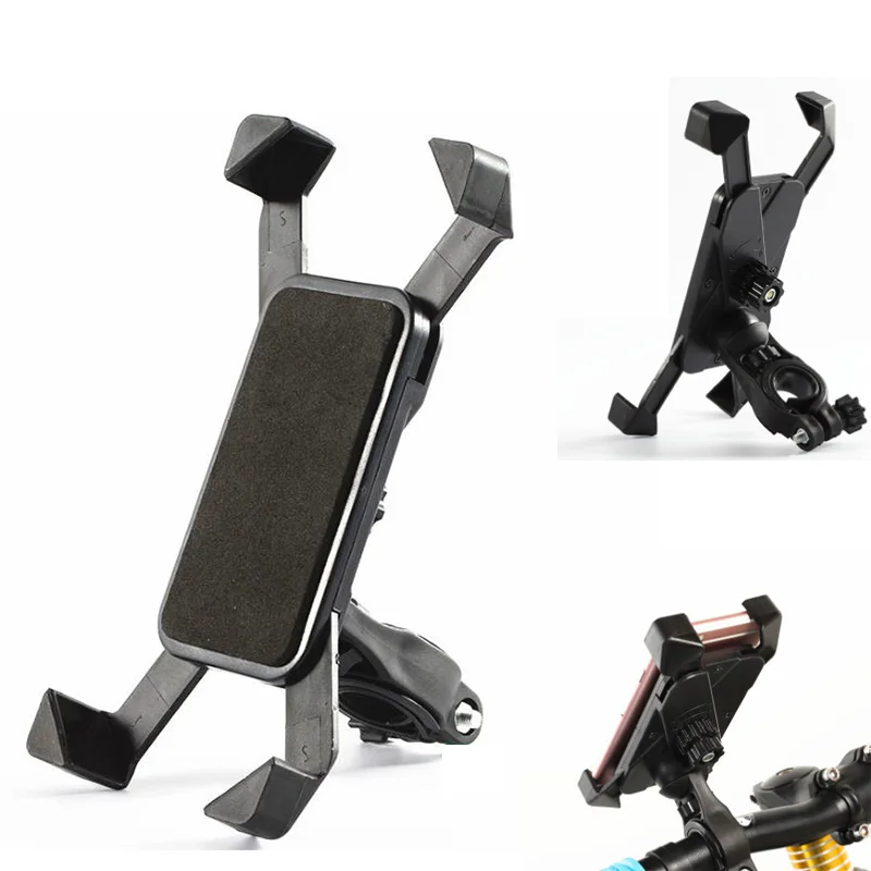 Phone Holder Motorcycle Mobile Cellphone Bike Handlebar Clip Stand GPS Mount Bracket for IPhone Samsung Anti Shake | Мобильные