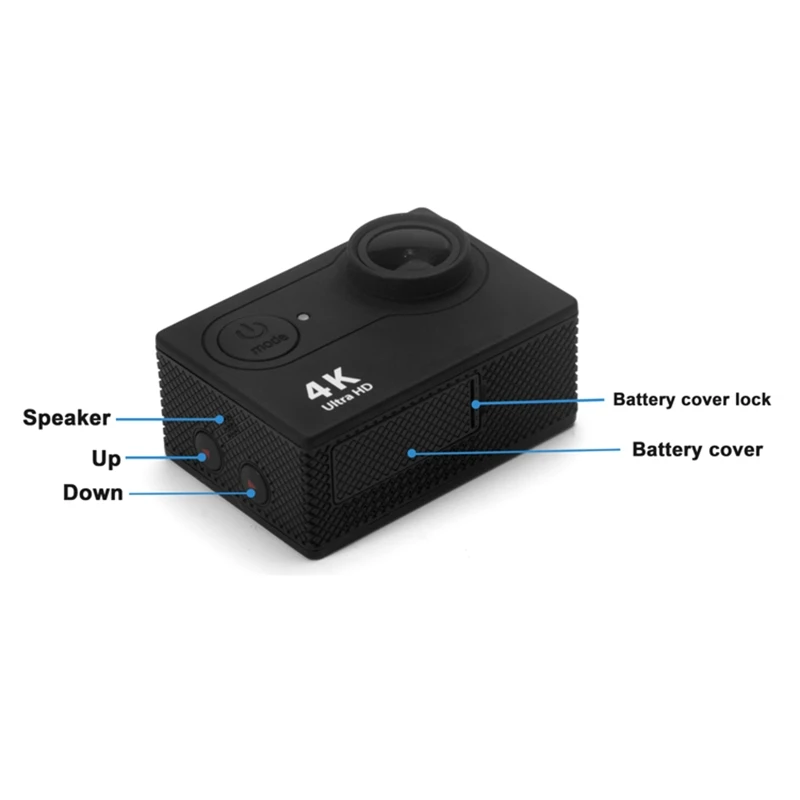 Description Picture 4 of itemCamera Battery Cover Lid Removable Protective for CASE Battery Door Accessories for H9 H9R Camera Series