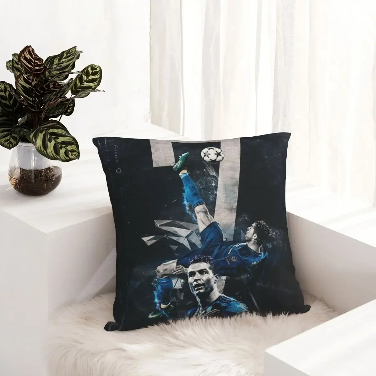 GoldBLi Decor CR7 Ronaldinho футбольный чехол для подушки с двусторонним принтом