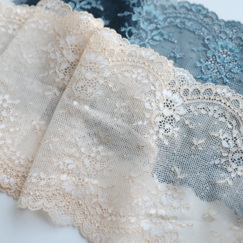 

16cm wide 2meters/lot Thin elastic mesh lace trims accessories SC551