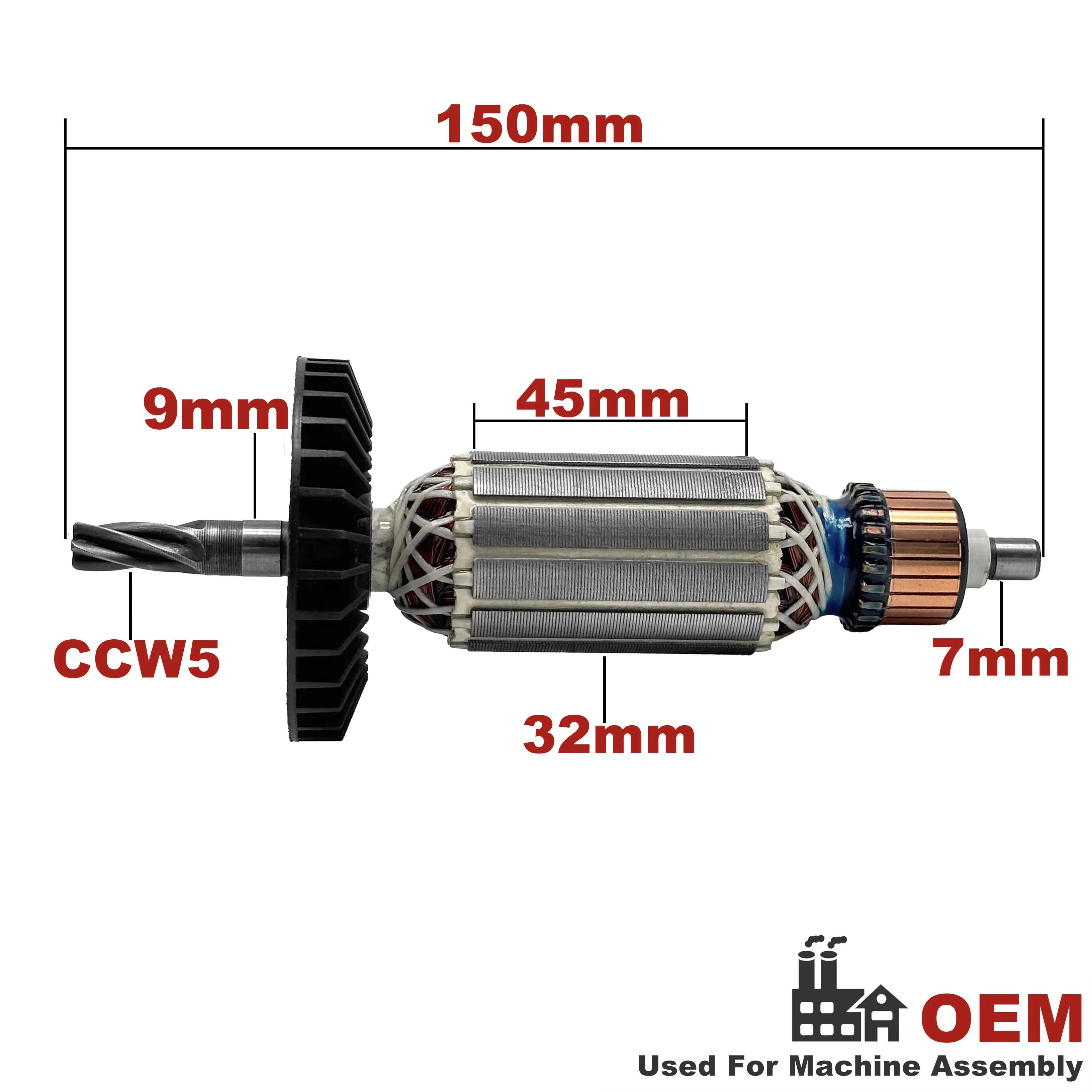 

Замена якоря ротора статора для Makita HR2450