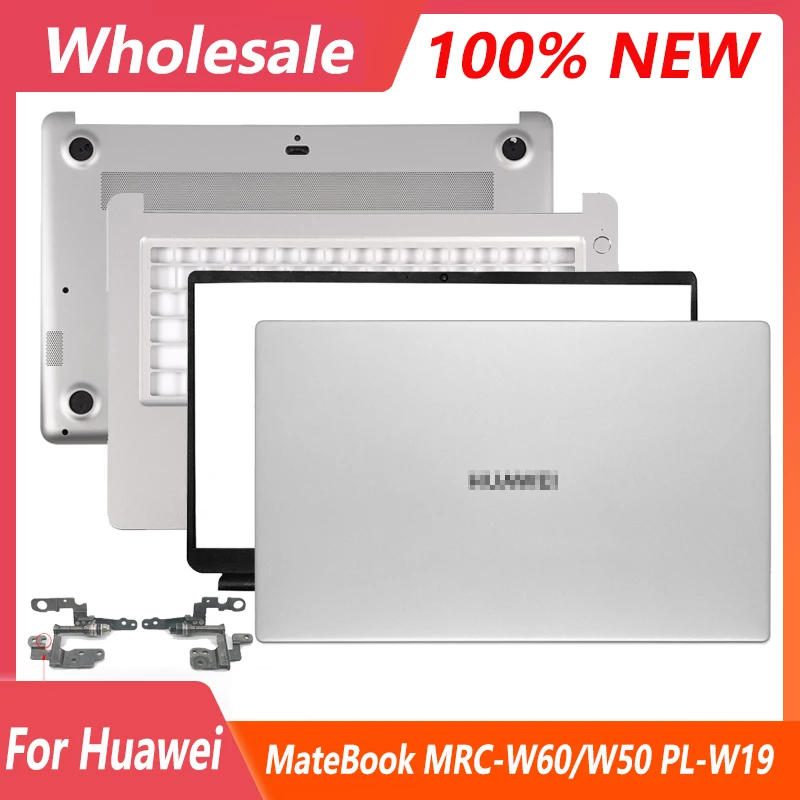 

NEW Original For HUAWEI MateBook D MRC-W50 MRC-W60 W00 PL-W19 Laptop LCD Back Cover Front Bezel Palmrest Top Lower Bottom Case