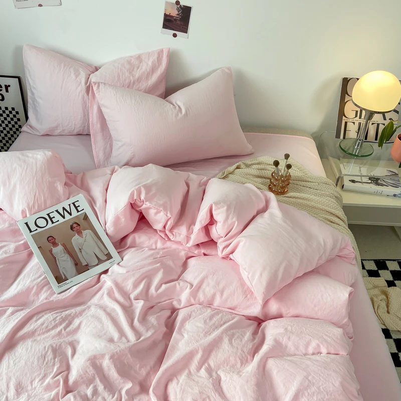 Princess Sle Super Soft Pink Cream Series Легкая роскошная высококачественная одинарная