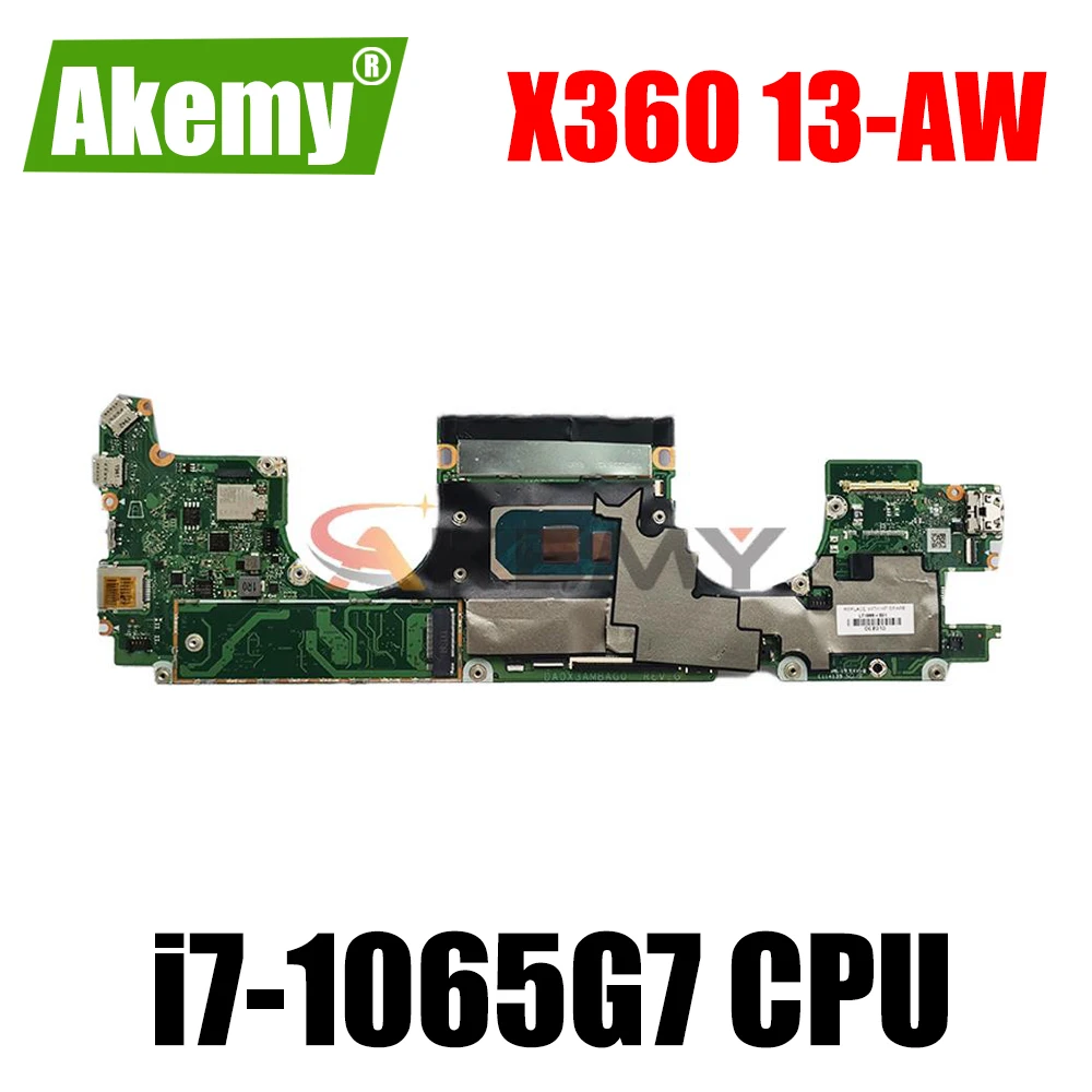 

Материнская плата DA0X3AMBAG0 для 13-AW с процессором SRGON i7-1065G 7, полностью протестирована и работает идеально