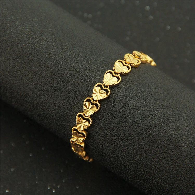 

Счастливый жемчуг, модный трендовый мужской и женский Гладкий праздничный браслет в форме сердца