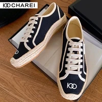 2022 franch charei100 womens shoes sports shoes flying woven mesh spliced head leather original high quality with box dust bag