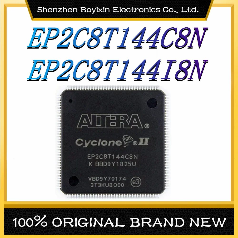 

EP2C8T144C8N EP2C8T144I8N Package: TQFP-144 Brand New Original Genuine Programmable Logic Device (CPLD/FPGA) IC Chip
