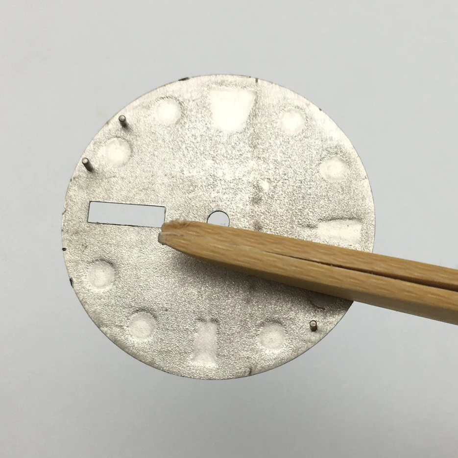 S 28.5mm Watch Dial Dial Replacement  Modification Dial Dual Calendar Luminous Face Matching NH36A Movement CA1-2