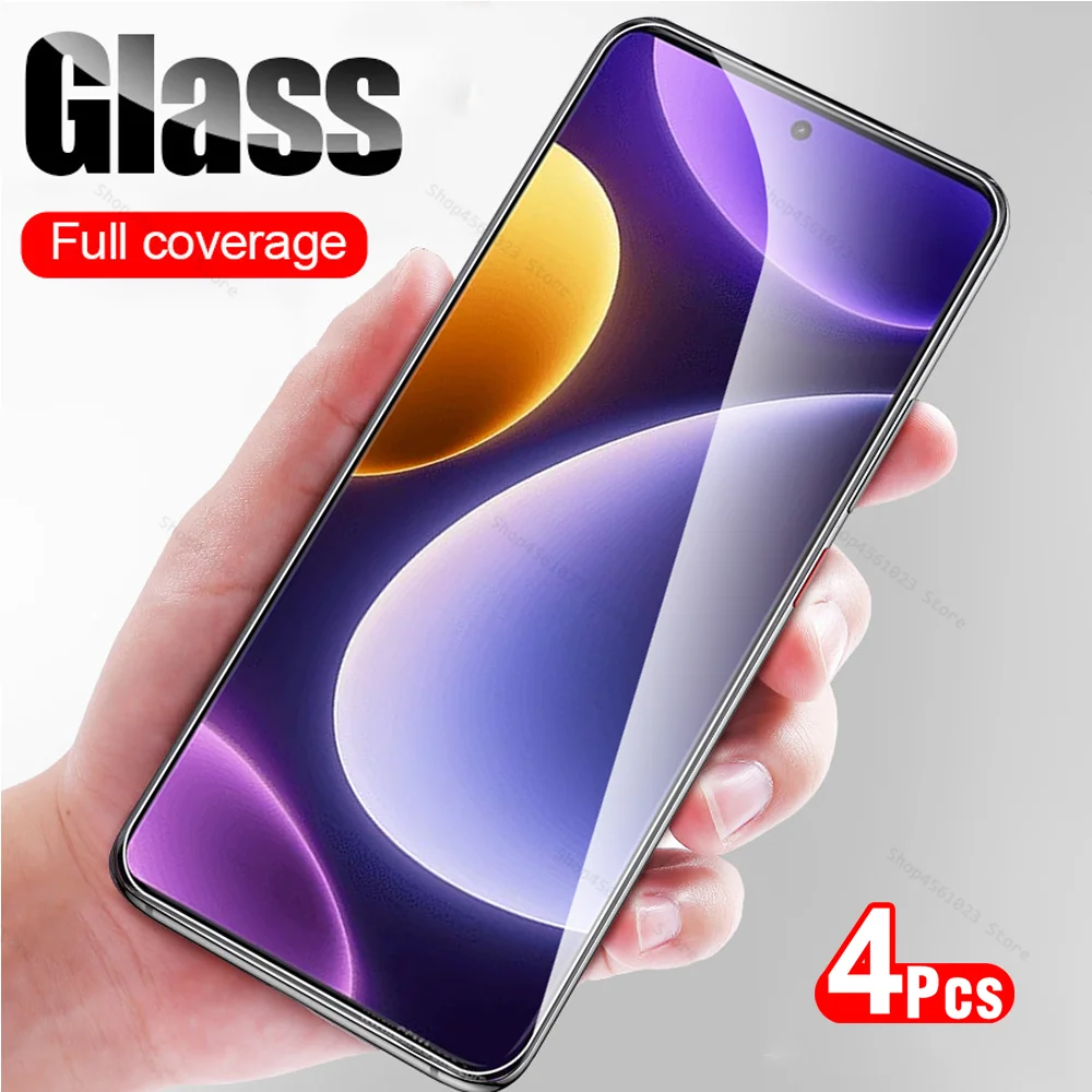 

4pcs Protective Film For Xiaomi Redmi Note 12 Turbo 5G Tempered Glass Redme Note12 12turbo Note12Turbo 6.67'' Screen Protector