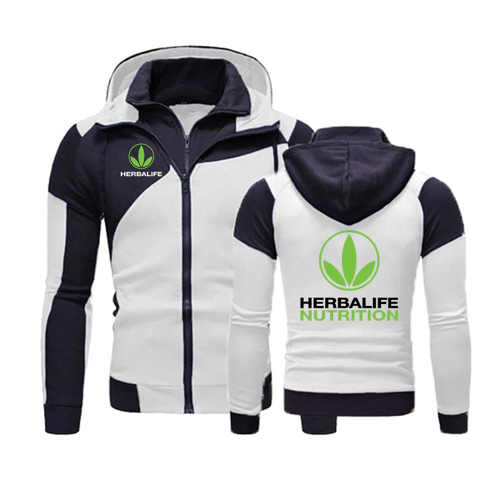 

HERBALIFE NUTRITION 2022 New Jackets Sweatshirt Hoody Fleece Cotton Zipper Harajuku Male Clothing Hoodies applique Coats