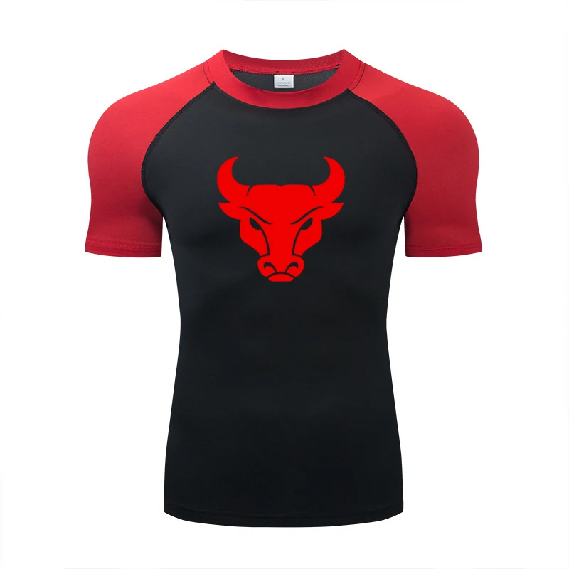 

Мужские летние футболки для бега, спортивные колготки для фитнеса, быстросохнущие футболки, мужские Топы И Футболки для тренировок, компрессионная Спортивная одежда для тренировок