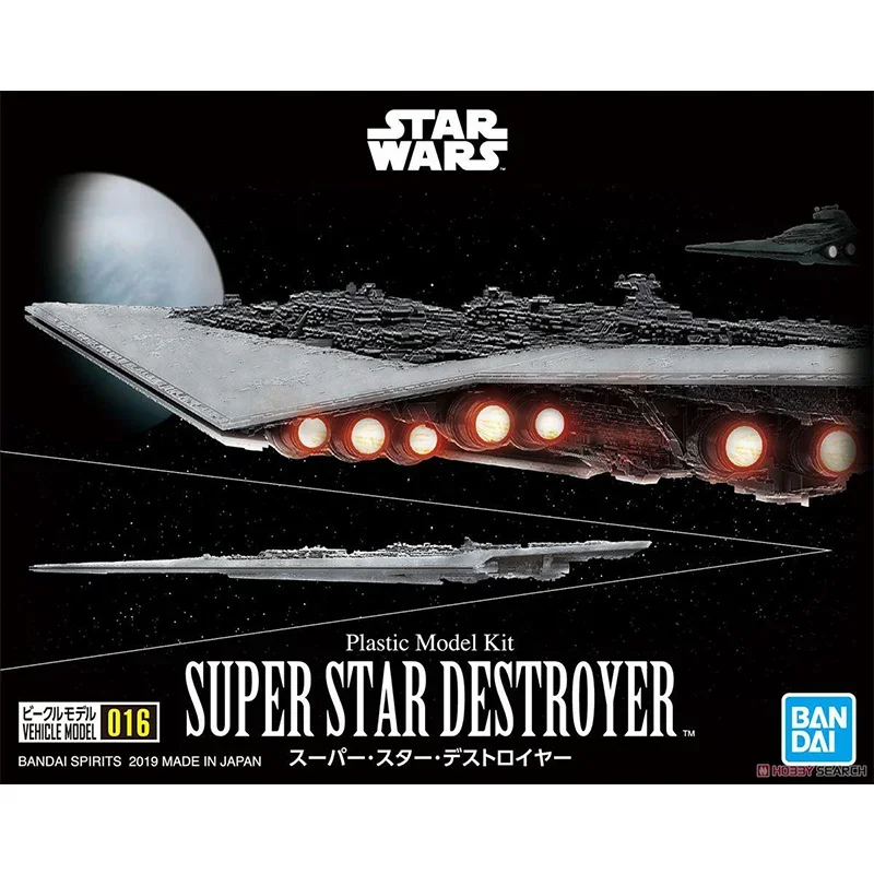 Фото Bandai оригинальная аниме-модель «Звездные войны» SUPER STAR DESTROYER, экшн-фигурка в сборе, модель игрушки, коллекционные подарки для детей №2