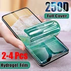 Гидрогелевая пленка для iPhone 13 12 11 Pro Max SE 2020, 2-4 шт., Защитная пленка для экрана iPhone XR X 7 8 Plus XS Max, не стекло