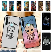 disney i am groot phone case for redmi note 8 7 9 4 6 pro max t x 5a 3 10 lite pro