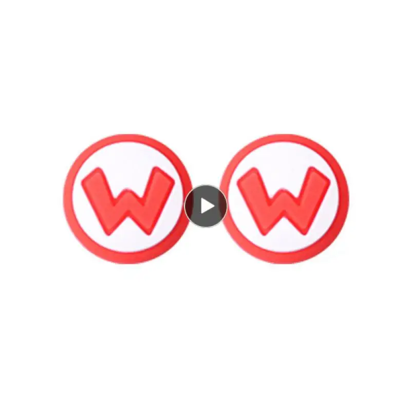 

Not Easy To Drop Gamepad Tight Fit Yellow Silicone Cap Comfortable Touch Anti-slip And Wear-resistant Rocker Hat Rocker Cap Red