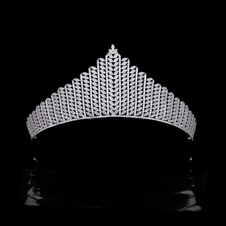 

Ornament High-End European and American Hair Accessories Bridal Wedding Zircon Crown Wedding Headdress Wedding Accessories Crown