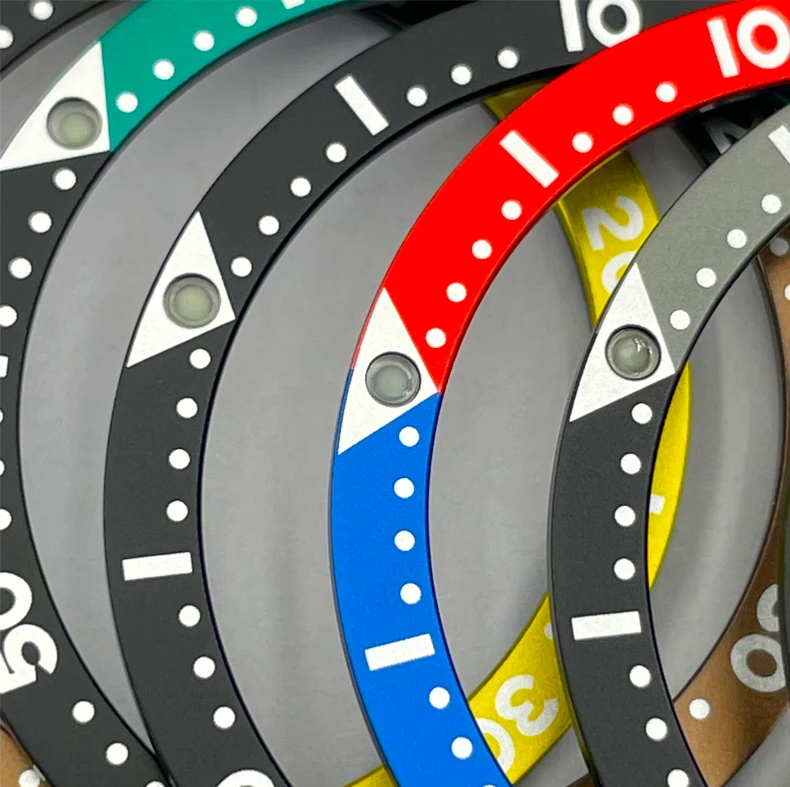 aluminous watch bezel for  Replace SK007 / SKX009  38mm inside 31.5mm