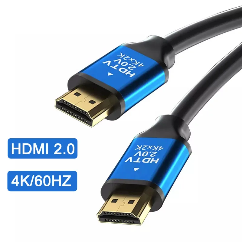 

High Speed HDMI-compatible Cable 2.0 4K 1080P 3D Video Cable for HD TV XBOX PS3 Computer Splitter Switcher Laptops Displays Cord