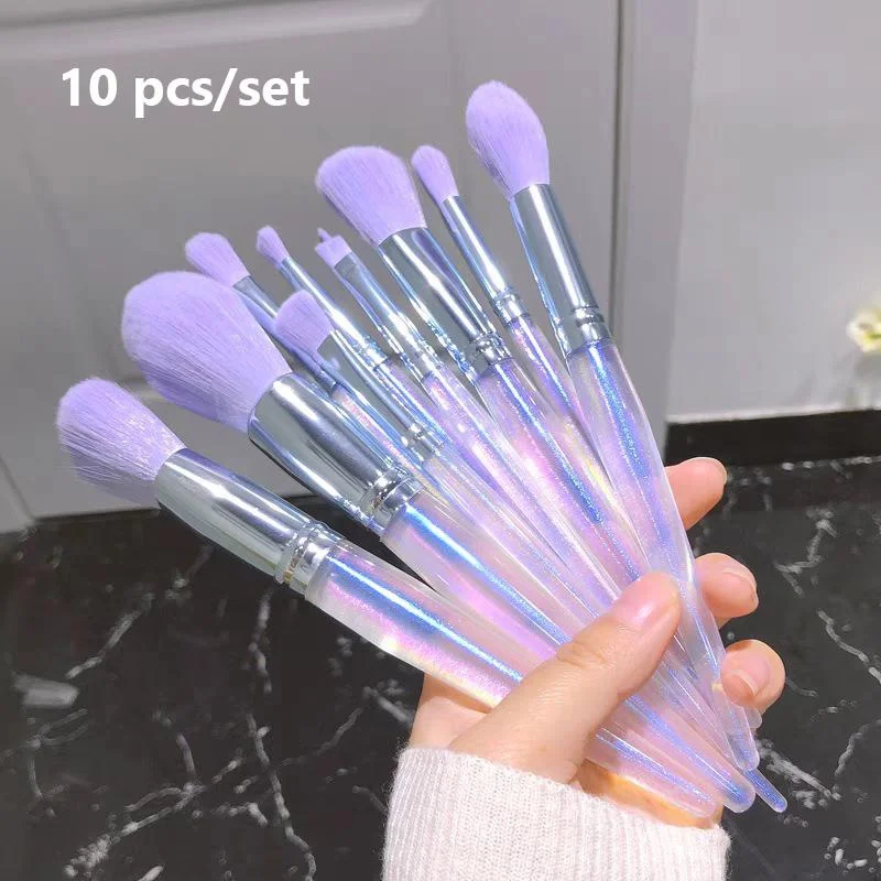 Набор кистей для макияжа из 10 профессиональных инструментов