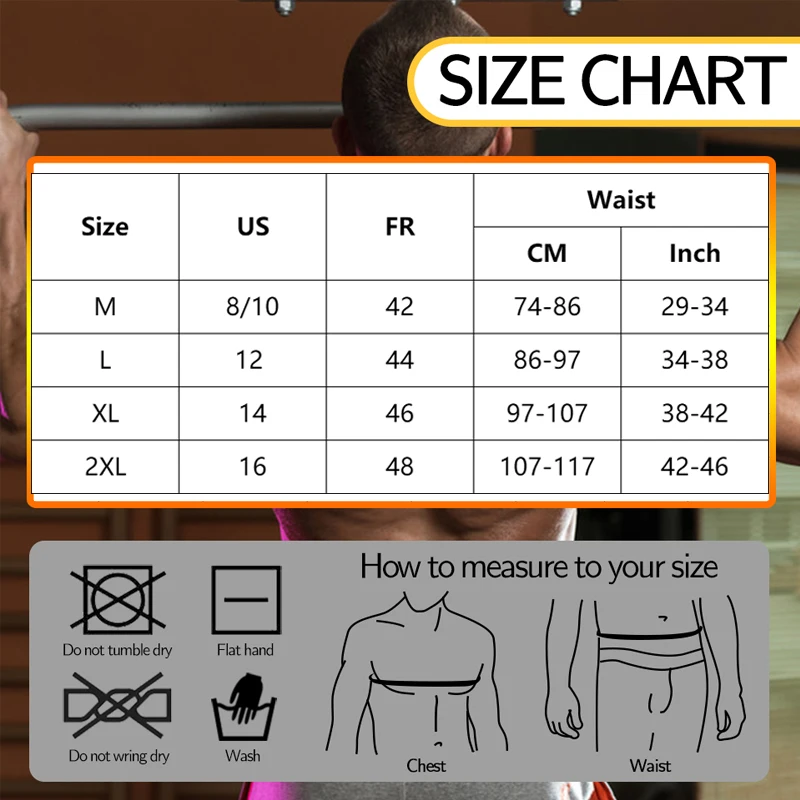 Waist Trainer Corset for Men Slimming Body Shaper Fat Burning Girdles Reducing Belts Shapers Back Lower Support Belt Shapewear