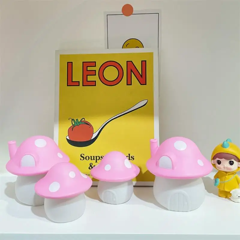 

Night Light Mushroom Shaped Appearance Soft And Unobtrusive Lighting No Visible Video Flash Great Decorations Sleep Lamp