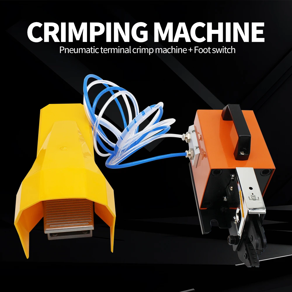 Пневматические Обжимные Щипцы, обжимные трубчатые изолированные клеммные инструменты O-типа AM-10 со стандартным/стандартным обжимным устройством для проводов